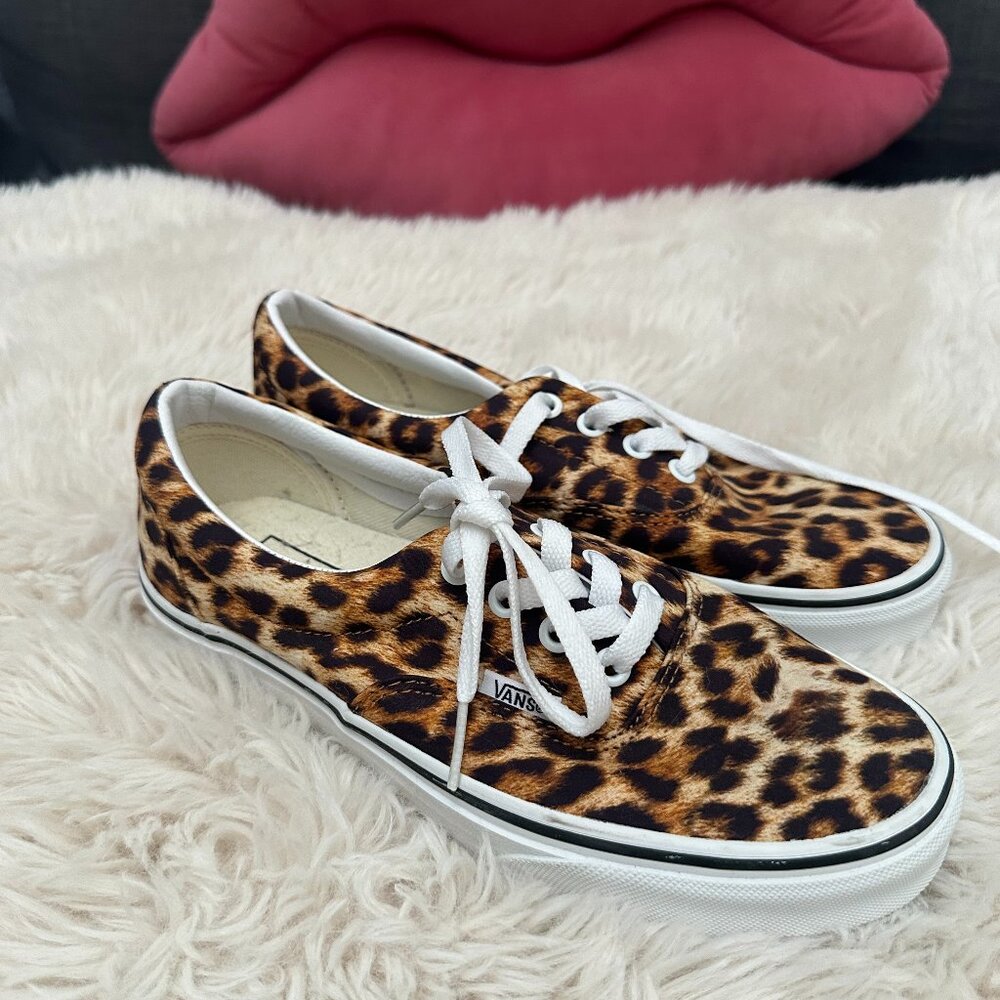 Vans Leopard Print Lace-Ups